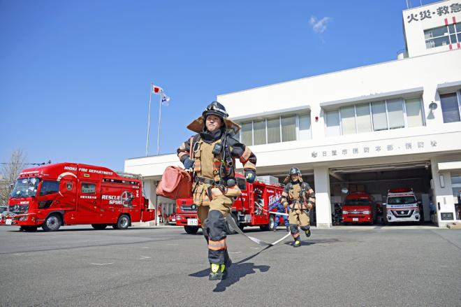消防の訓練風景2